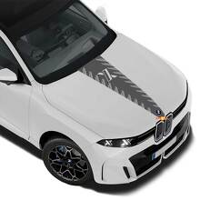 X Style Center Motorkap Stripe Vinyl Decal Voor BMW X5 G65_3
