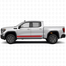 Rockerplaatstreep Decals voor GMC Sierra 1500 AT4 - Set_4