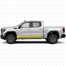 Rockerplaatstreep Decals voor GMC Sierra 1500 AT4 - Set_6