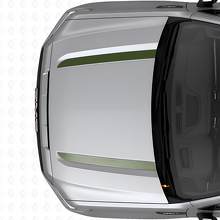 Dubbele motorkapstrepen vinyl decals set voor GMC Sierra 1500 AT4X 2026_3