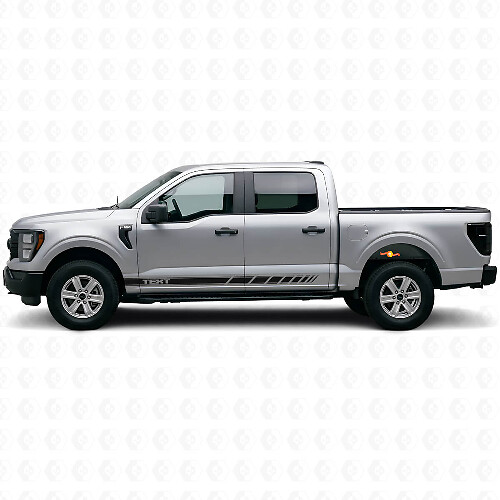 Aangepaste Vinylstickers met Geruit Zijstrepen Kit voor Musclecar truck 2021-26_1
