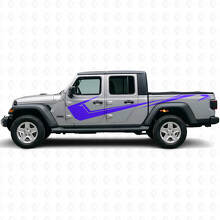 Hoekige zijstrepen vinyl decalset voor Jeep Gladiator 2020-27_2