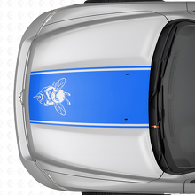 Grumpy Bee Motorkap Ombouwstrip Vinyl Sticker voor Dodge Ram 1500 2500 3500_2