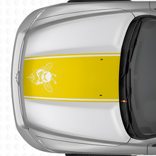 Grumpy Bee Motorkap Ombouwstrip Vinyl Sticker voor Dodge Ram 1500 2500 3500_5