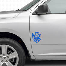 Grumpy Bee Shield Side Vinyl Stickerset voor Dodge Ram 1500-3500_2