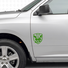 Grumpy Bee Shield Side Vinyl Stickerset voor Dodge Ram 1500-3500_3