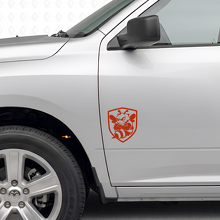 Grumpy Bee Shield Side Vinyl Stickerset voor Dodge Ram 1500-3500_4