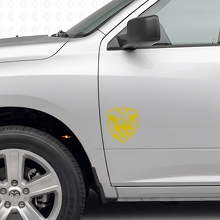 Grumpy Bee Shield Side Vinyl Stickerset voor Dodge Ram 1500-3500_5