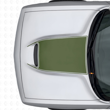 Blackout Omlijning Motorkap Vent Vinyl Decal voor Dodge Challenger 2015+_3