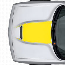 Blackout Omlijning Motorkap Vent Vinyl Decal voor Dodge Challenger 2015+_6