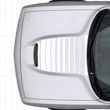Strobe Motorkapventilatielinten Vinylsticker voor Dodge Challenger 2015+_5
