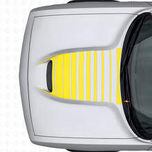 Strobe Motorkapventilatielinten Vinylsticker voor Dodge Challenger 2015+_6