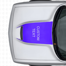Blackout Custom Motorkapvent Vinyl Sticker voor Dodge Challenger 2015+_2