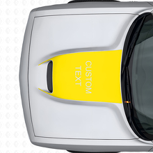 Blackout Custom Motorkapvent Vinyl Sticker voor Dodge Challenger 2015+_6