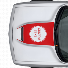 Aangepaste letters motorkapventilatiedecal voor Dodge Challenger 2015+_4