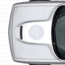 Aangepaste letters motorkapventilatiedecal voor Dodge Challenger 2015+_5