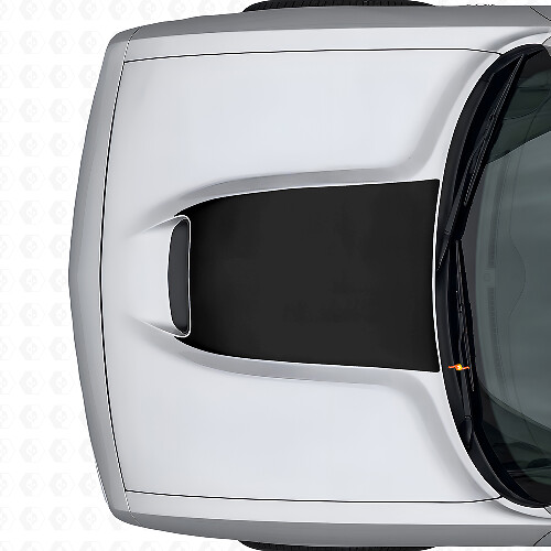 Blackout motorkap vinylsticker voor Dodge Challenger 2015+_1