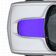 Blackout motorkap vinylsticker voor Dodge Challenger 2015+_2
