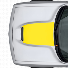 Blackout motorkap vinylsticker voor Dodge Challenger 2015+_6