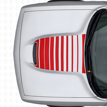 Strobe motorkapstrepen vinyl decal voor Dodge Challenger 2015+_4