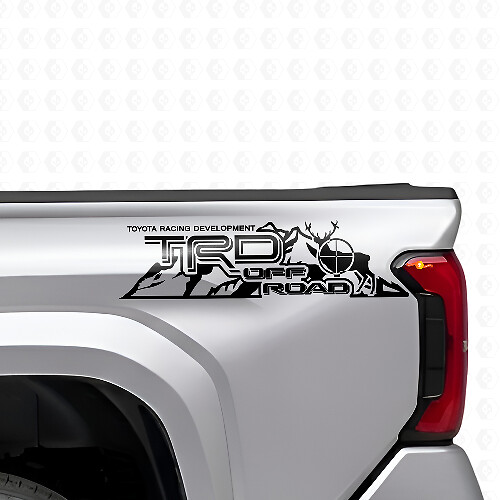 TRD Off Road Stijl Bergzijde Vinyl Stickers voor Toyota Trucks