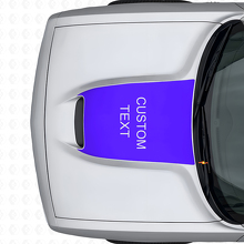 Blackout aangepaste belettering motorkap vinyl sticker voor Dodge Challenger 2015+_2
