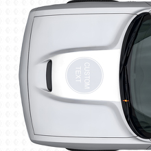 Aangepaste Lettering Motorkap Vinyl Sticker voor Dodge Challenger 2015+_5