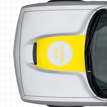Aangepaste Lettering Motorkap Vinyl Sticker voor Dodge Challenger 2015+_6