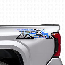 TRD Off Road Mountains Achterzij Vinyl Sticker Set voor Toyota Trucks_2