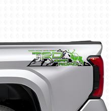 TRD Off Road Mountains Achterzij Vinyl Sticker Set voor Toyota Trucks_3