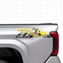 TRD Off Road Mountains Achterzij Vinyl Sticker Set voor Toyota Trucks_5