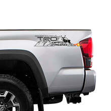 TRD Off Road Mountain Deer Side Vinyl Stickers voor Toyota Trucks_2