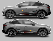 Accent Zijkeurs Vinyl Decal Set voor Audi Q4 Sportback E-Tron_3