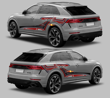 Abstract Grafische Stijl Zijstrepen Vinyl Decal Kit voor Audi RS Q8_2