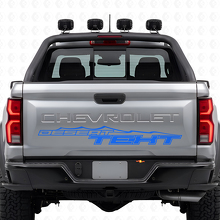 Desert Style Aangepaste Tekst Achterklep Vinyl Sticker voor Chevrolet Colorado ZR2_2