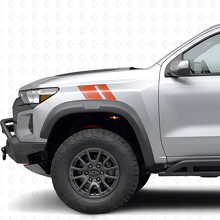 Vinyl decal kit met dubbele voorspatbordstrepen voor Chevrolet Colorado ZR2_4