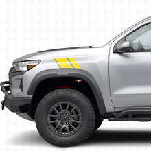 Vinyl decal kit met dubbele voorspatbordstrepen voor Chevrolet Colorado ZR2_5