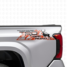 TRD-stijl Offroad Mountain Deer Achterzijde Vinyl Stickerset voor Toyota Tacoma Tundra_4