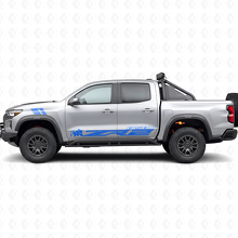 Bison ZR2-logo Deurzij Vinyl Decal Kit voor Chevrolet Colorado ZR2_2