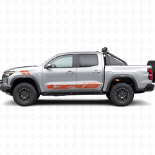 Bison ZR2-logo Deurzij Vinyl Decal Kit voor Chevrolet Colorado ZR2_4