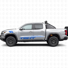 Desert Style Aangepaste Tekst Deurzijde Vinyl Decal Kit voor Chevrolet Colorado ZR2_2
