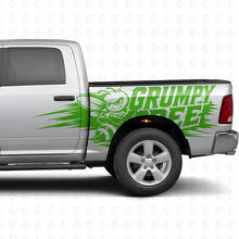 Grumpy Bee Splash Style Zijkant Vinyl Decal Kit voor Dodge Ram Truck_5