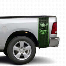 Grumpy Bee Honingraatstijl Bedrand Vinyl Decal Kit voor Dodge Ram Truck_3