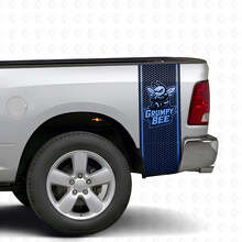 Grumpy Bee Honingraatstijl Bedrand Vinyl Decal Kit voor Dodge Ram Truck_4