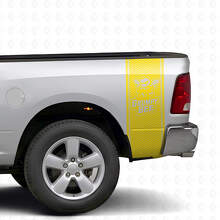 Grumpy Bee Honeycomb Stijl Bedrijfswagen Strepen Vinyl Decal Kit voor Dodge Ram Truck_5