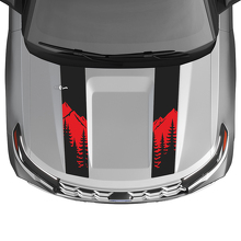 Dubbele Bergstijl Motorkapstrepen Vinyl Decal Kit voor Musclecar Explorer ST 2020-26_2