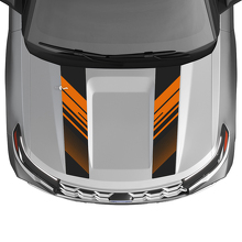 Dubbele Geperforeerde Motorkapstrepen Vinyl Decal Kit voor Musclecar Explorer ST 2020-26_2