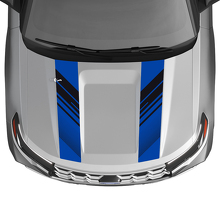 Dubbele Geperforeerde Motorkapstrepen Vinyl Decal Kit voor Musclecar Explorer ST 2020-26_3