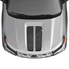 Topografische Kaart Motorkap Strepen Vinyl Decal Kit voor Musclecar Explorer ST 2020-26_2