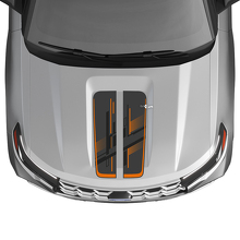 Techno Geperforeerde Motorkap Strepen Vinyl Decal Kit voor Musclecar Explorer ST 2020-26_2